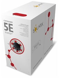 Instalační kabel Solarix CAT5E FTP LSOH Dca-s1,d2,a1 305m box SXKD-5E-FTP-LSOH