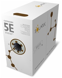 Kabel licna Solarix CAT5E FTP PVC šedý 305m box SXKL-5E-FTP-PVC