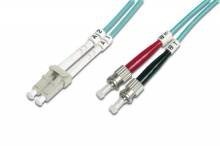 Optický patch kabel duplex LC-ST 50 125 MM 2m OM3
