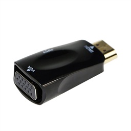 Kabel red. HDMI na VGA + Audio, M F, černá