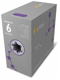 Instalační kabel Solarix CAT6 UTP LSOH Dca-s2,d2,a1 305m box SXKD-6-UTP-LSOH