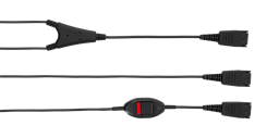 Jabra Supervisor Y-cord, QD-2xQD (mute switch)
