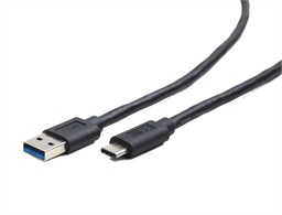 Kabel CABLEXPERT USB 3.0 AM na Type-C kabel (AM CM), 1,8m, černý