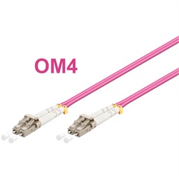 Optický patch kabel duplex LC-LC 50 125 MM 3m OM4