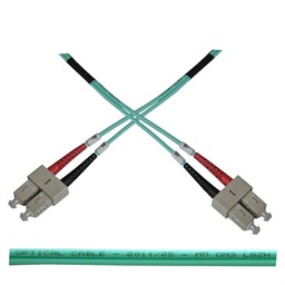 Optický patch kabel duplex SC-SC 50 125 MM 2m OM3
