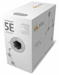 Instalační kabel Solarix CAT5E UTP PE Fca venkovní Gelový 305m box SXKD-5E-UTP-PEG
