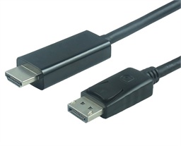 PremiumCord DisplayPort na HDMI kabel 5m M M