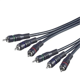 PremiumCord Kabel 3x CINCH-3x CINCH M M 2m HQ
