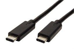 PremiumCord USB-C kabel ( USB 3.1 generation 2, 3A, 10Gbit s ) černý, 1m