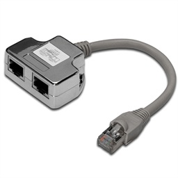 PremiumCord Modulární RJ45 distributor 2 porty 10 100Base T