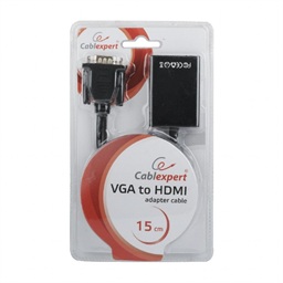 GEMBIRD Redukce VGA - HDMI, 0,15m, M F