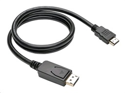 Kabel C-TECH DisplayPort HDMI, 2m, černý