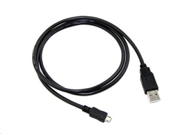 Kabel C-TECH USB 2.0 AM Micro, 2m, černý