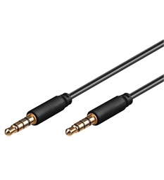 PremiumCord Jack 3.5mm 4 pinový M M 0,5m