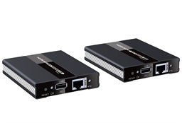 PremiumCord HDMI KVM extender s USB na 60m přes jeden kabel Cat5 6, bez zpoždění