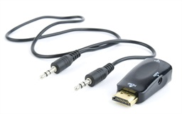Adaptér C-TECH HDMI na VGA + Audio, M F
