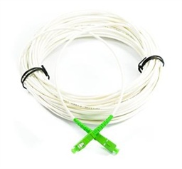 SC APC - SC APC simplex 9 125 SM 15m arm.bílý 3mm B3 LSZH