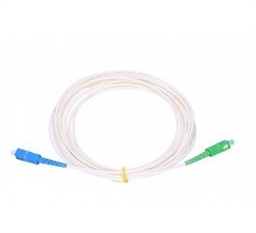 SC APC - SC UPC simplex 9 125 SM 3m arm.bílý 3mm B3 LSZH