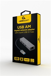 Gembird USB-A LAN, 3x USB 3.0