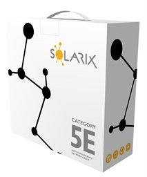Instalační kabel Solarix CAT5E UTP PE Fca venkovní 100m box SXKD-5E-UTP-PE