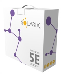 Instalační kabel Solarix CAT5E UTP LSOH Dca-s1,d2,a1 100m box SXKD-5E-UTP-LSOH