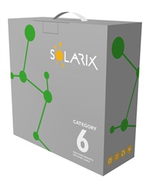 Instalační kabel Solarix CAT6 UTP PVC Eca 100m box SXKD-6-UTP-PVC