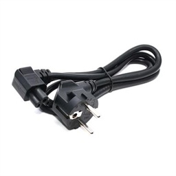 Kabel C-TECH síťový 1,8m VDE 220 230V napájecí notebook 3 pin Schuko, lomený