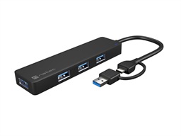 Rozbočovač Natec MAYFLY 4xUSB-A 3.0 HUB + USB-A adaptér