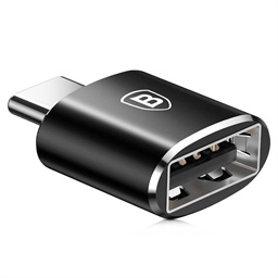 Baseus CATOTG-01 Adaptér z USB-A na USB-C Black