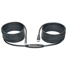 Kabel USB-A USB-B, USB 3.0, aktivní SuperSpeed Repeater (Samec Samec), 7.62m
