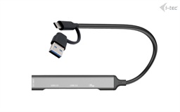 i-tec USB-A USB-C Metal HUB 1x USB-C 3.1 + 3x USB 2.0