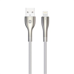 Kabel Forever Sleek USB Lightning 1m 2,4A bílý