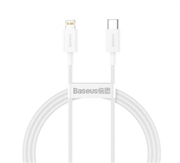 Baseus datový kabel Superior USB-C Lightning 1m 20W bílý