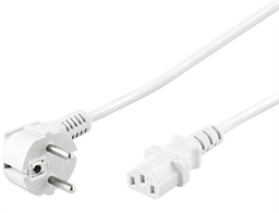 PremiumCord Kabel síťový 230V k počítači 3m bílý