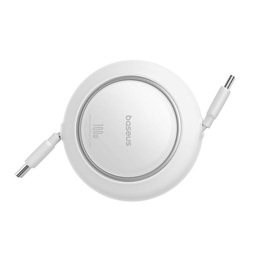 Baseus Datový kabel Free2Pull mini USB-C USB-C 1,5m 100W bílý