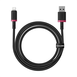 Baseus Rychlonabíjecí kabel Dura USB Lightning 1m 2.4A červeno černý