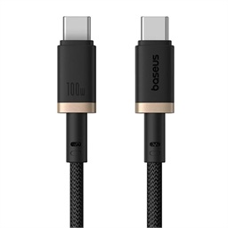 Baseus Rychlonabíjecí kabel Dura USB-C USB-C 1m 100W černo zlatý