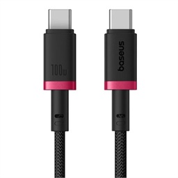 Baseus Rychlonabíjecí kabel Dura USB-C USB-C 2m 100W červeno černý
