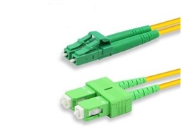 Patchcord FO duplex LC APC-SC APC 9 125um SM, 3m, OS2, 1,8mm