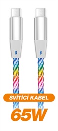 ALIGATOR Datový kabel LIGHT 3A, 65W USB-C USB-C 1,2m