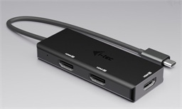 i-tec USB-C Triple 4K HDMI Video Adapter, Power Delivery 100W