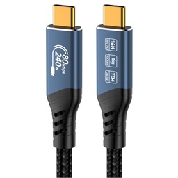 USB4™ Ver2.0 80Gbps 16K@60Hz 240W Thunderbolt,1.5m