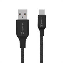 Tactical Stitch Thread Cable USB-A USB-C 0.3m Black