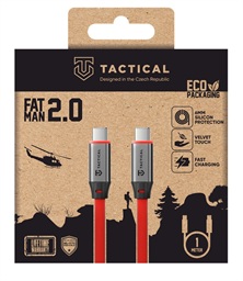 Tactical Fat Man 2.0 Cable USB-C USB-C 1m Red