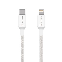 Tactical Stitch Thread Cable USB-C Lightning 1m White