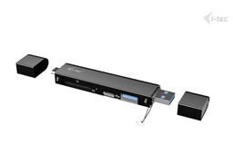 i-tec USB-C USB-A Dongle SD microSD card reader + 2x USB port (1x USB-A, 1x USB-C)