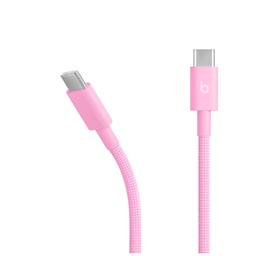 Beats USB-C USB-C Woven Cable (1.5m)- Power Pink