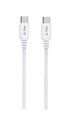 TPU KABEL USB-C USB-C 1M, USB 2.0 BÍLÝ