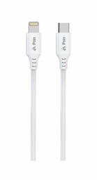 TPU KABEL USB-C   LIGHTNING 1,5M, USB 2.0 BÍLÝ