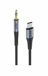 ADAPTÉR USB-C   3,5 MM JACK 1,5 M ČERNÝ